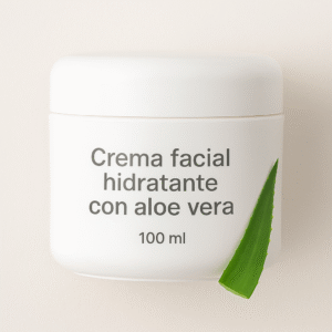 Crema facial hidratante con aloe vera – 100ml